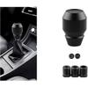 Car Shift Knob, Aluminum Alloy Manual Automatic Vehicle Gear Shifter Knob, 5 6 Speed Automotive Gear Lever Stick Shift Handle Replacement
