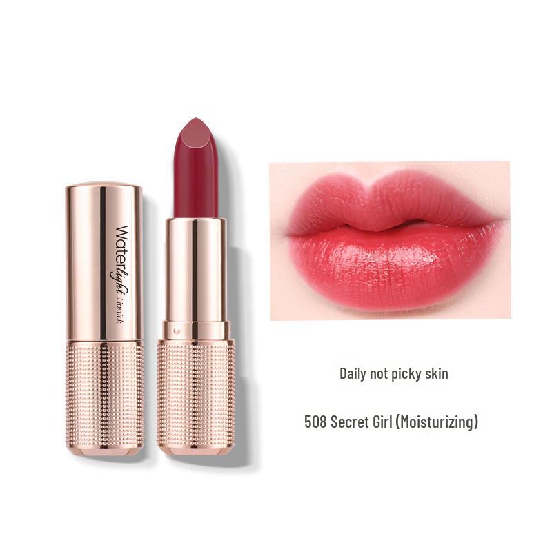 Xuefei Yiren No-Stick, No-Fade Carotene Color-Changing Lipstick - Moisturizing Red Cherry.