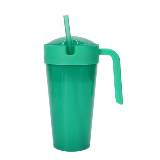 Kids Snack And Drink Cup Combo Leak-Proof 2-in-1 Popcorn Holder with Handle Portable Stadium Tumbler for Travel Home Movies