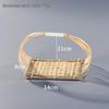 Multi-Layer Bamboo Handwoven Basket with Handle for Tea, Pastry, Fruit & Cake