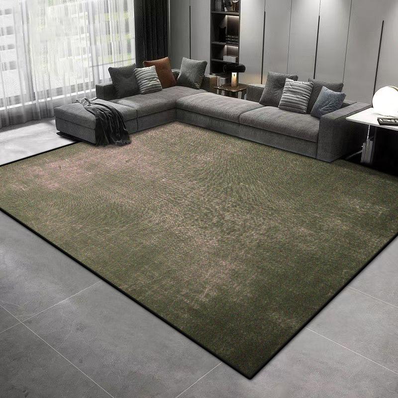 Modern Solid Color Carpet Luxury Bedroom Decoration Customizable Rugs Machine Washable Living Room Soft Fluffy Floor Mat Lounge