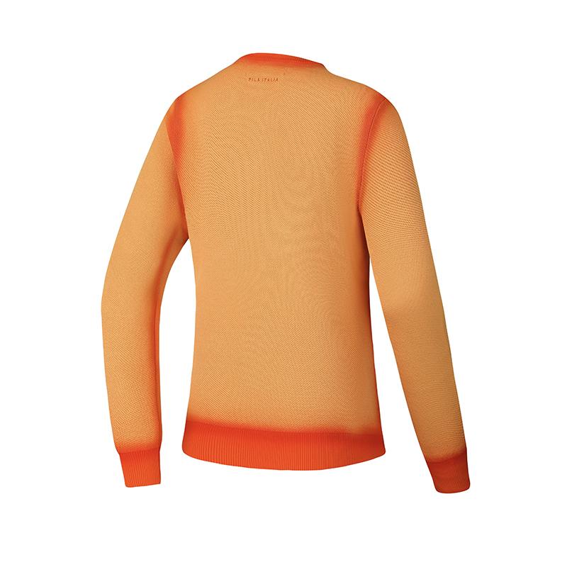 

New FILA Knitwear Women s Autumn Orange A11W445411FOR 175/92A/XL