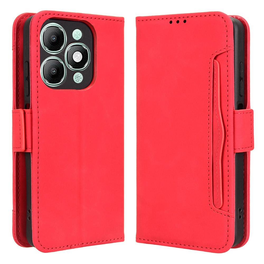 For itel A90 4G Leather Case Phone Wallet Cover with Multiple Card Slots