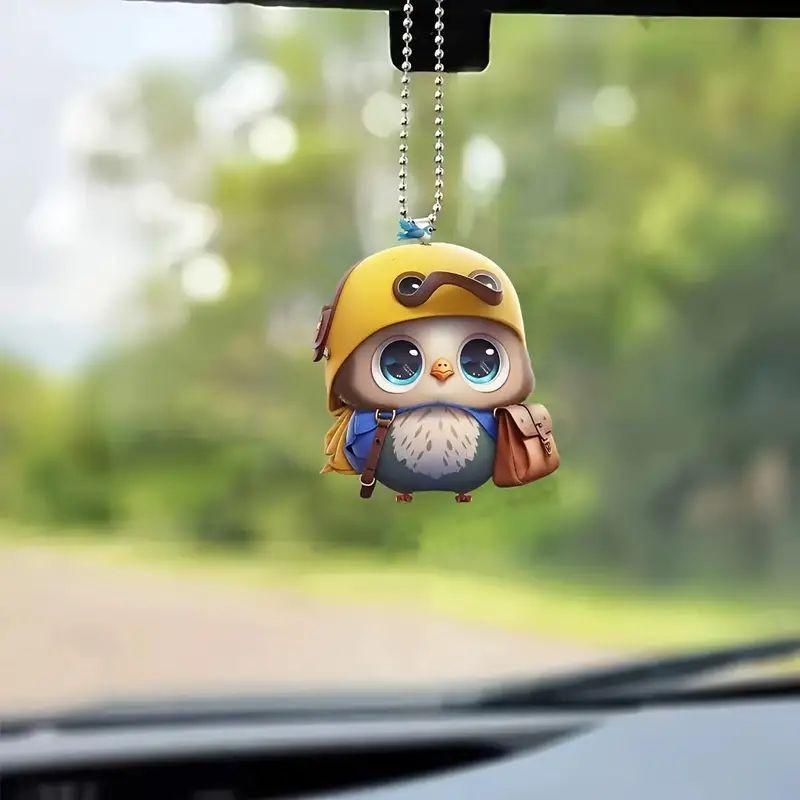 Chick Playful Acrylic Auto Pendant For Brightening Up Your Car Interior With Style
