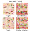 Kids Sudoku Games Chess Toys Cognitive Color Digital Board Party Games Educational Sudoku Puzzles Wooden Toys