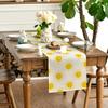 Summer Table Runner First Trip Around The Sun Decorations Here Comes The Son Baby Shower Decor Yellow Sunshine Sun Table Cover Summer Decorations for