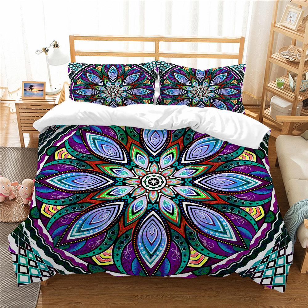 Bohemian Series Digital Printing Bedding Two Or Three Pieces Polyester