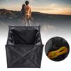 Nylon Schwarz Tragbare Falten Rock Baum Klettern Seil Korb Werfen Kabel Lagerung Rahmen Tasche