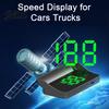 Truck Speed Tracking Device Smart in Car HUD Speedometer with GPS/BDS Navigation 10Hz Refresh Rate MPH Heads Up Display Display Universal