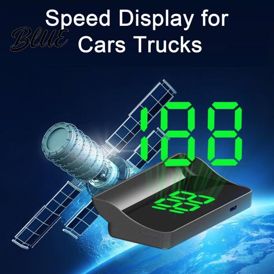 Truck Speed Tracking Device Smart in Car HUD Speedometer with GPS/BDS Navigation 10Hz Refresh Rate MPH Heads Up Display Display Universal