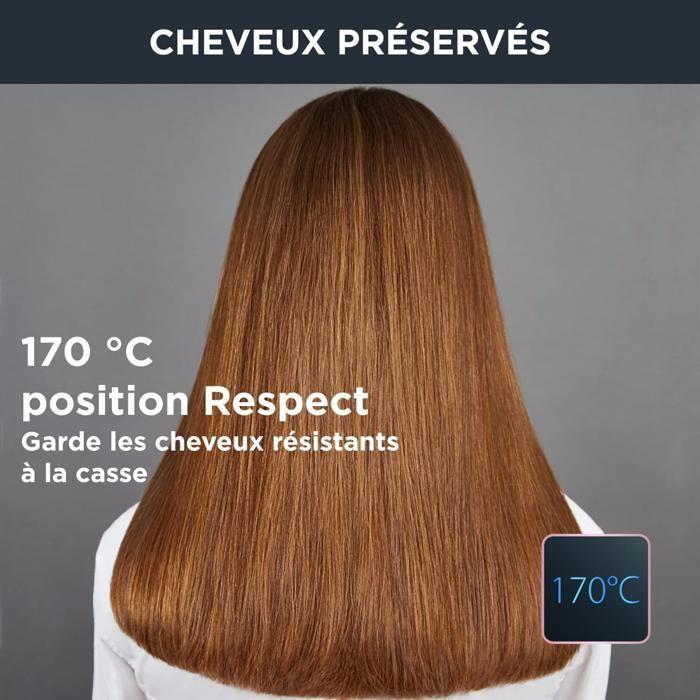 Rowenta Straightener - Sf4650f0 - 8 Temperatures - Ionic Generator - Integrated Brush