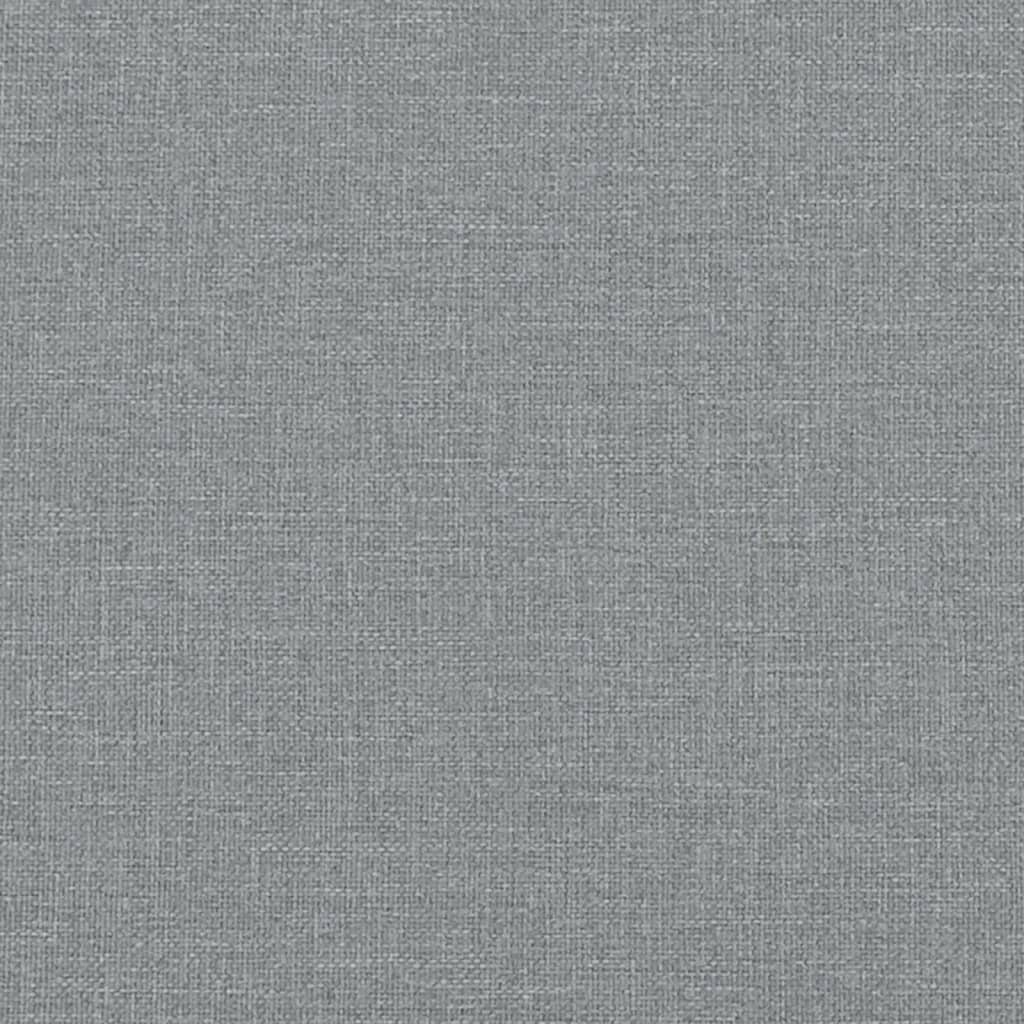 Daybed Light Grey 90x190 Cm Fabric