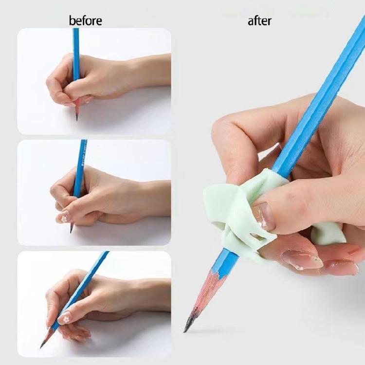 Silicone Writing Aid Grips Ergonomic Five Finger Pencil Holder Grips Handwriting Aid Grippers For Kids Adult Preschooler