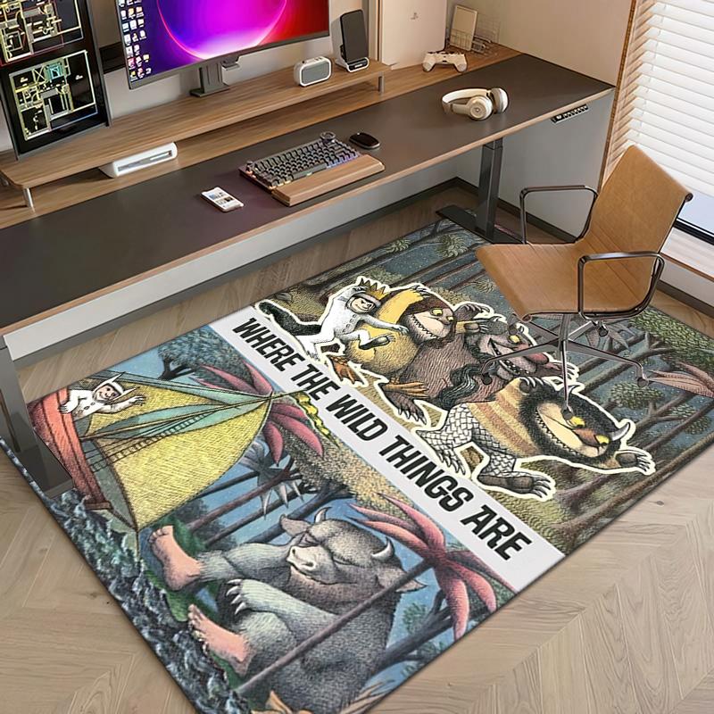Where Wild Things Are Carpet Suitable Room Bedroom Doormats Office Balcony Decorative Carpet Carpet Living Room And Bedroom Mats Doormat