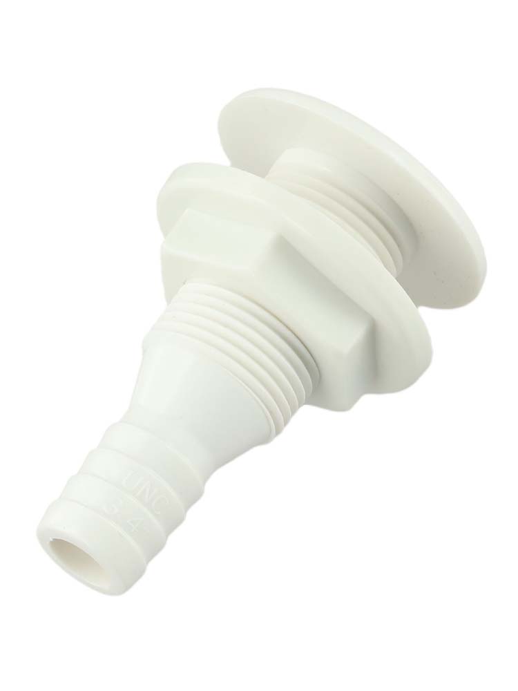 Marine Drainage Solution Sturdy ABS Plastic Connector for Yachts and Boats 3/4 Inch Diameter for Efficient Performance
