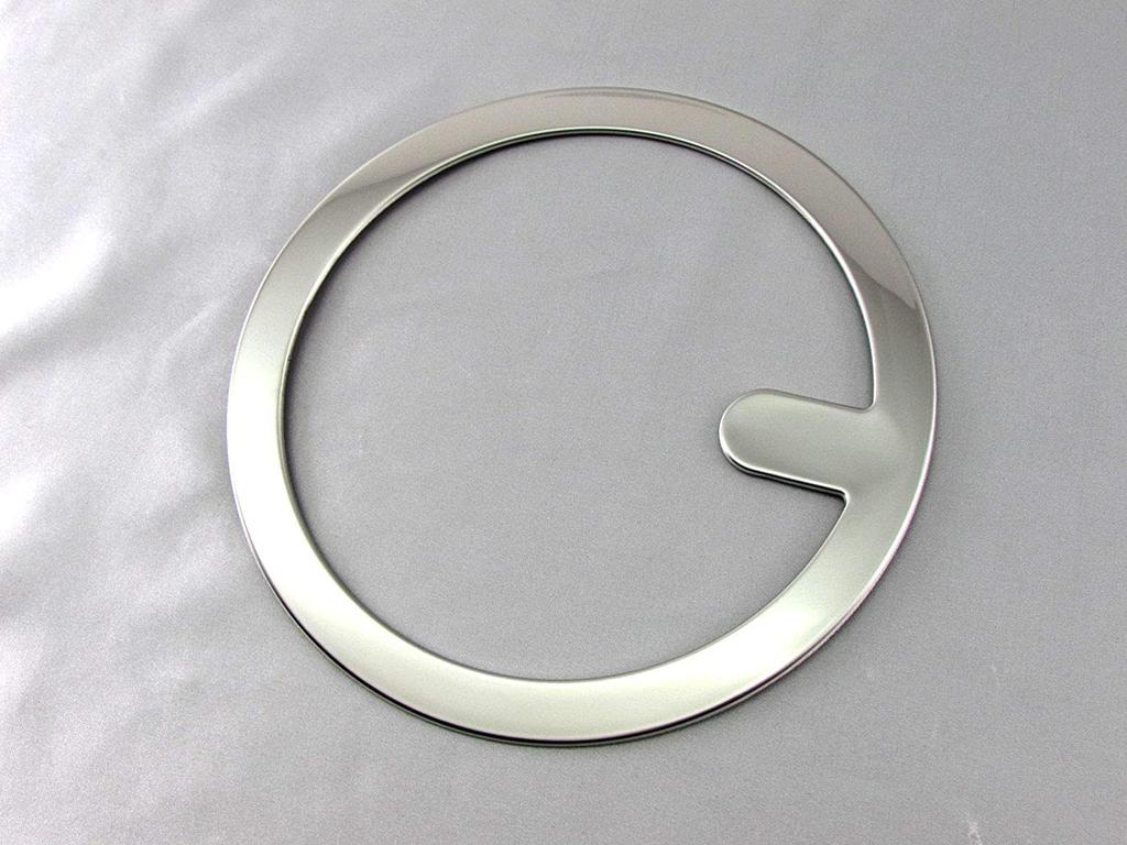 BRIGHTZ Custom Finish Stainless Steel Plated Gas Tank Ring JH H3 H4 3 4 Custom N WGN NWGN N Wagon N Wagon N WGN N-WGN JH3/JH4 Ultra-Mirror (1 Piece)