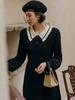 Laengsseon Ls_Picnic Black Knitted Long Dress_Black