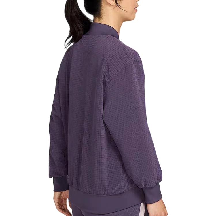 Nike Jackets Men's Light Purple Baseball Collar Moderate FV3165-573