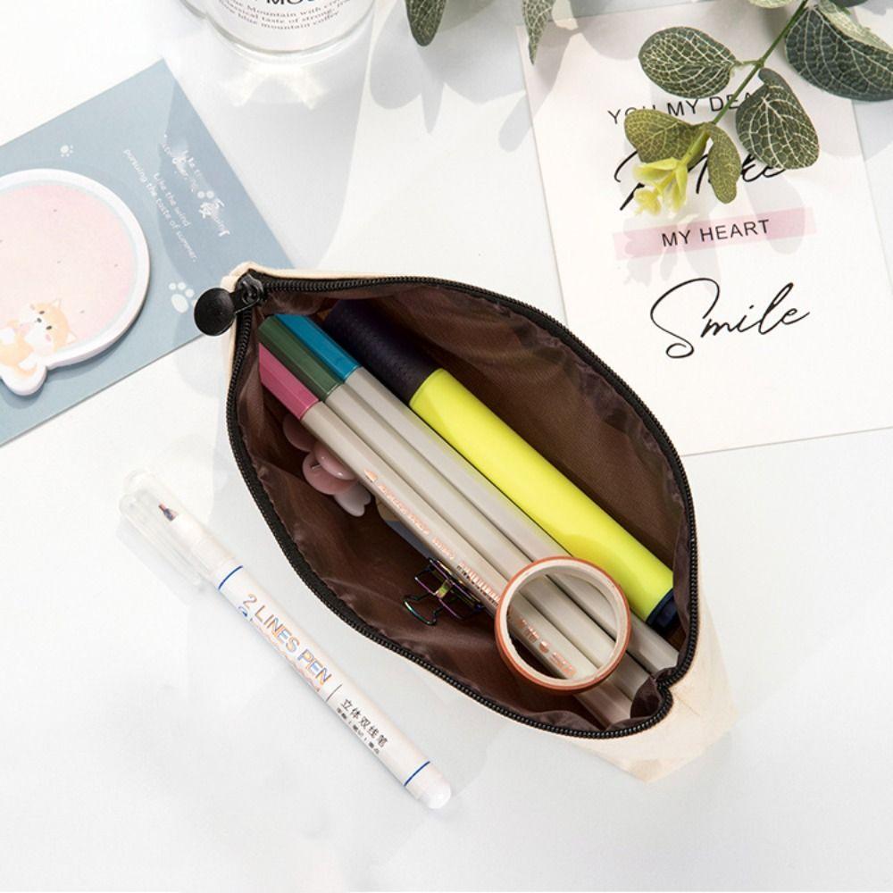 Flower Print Stationery Bag Multifunctional Pencil Case High Quality Pen Bag Students