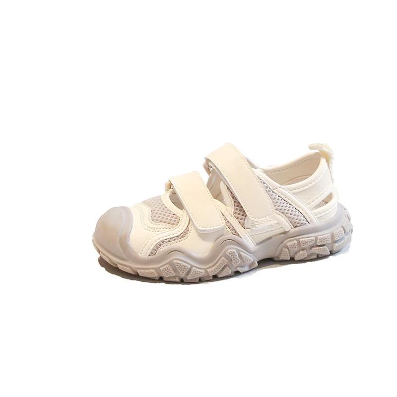 Children's Summer Sports Sandals Patchwork Versatile Boys School Causal Cut-outs Running Shoes Fashion Kids Girls Mesh Sandals