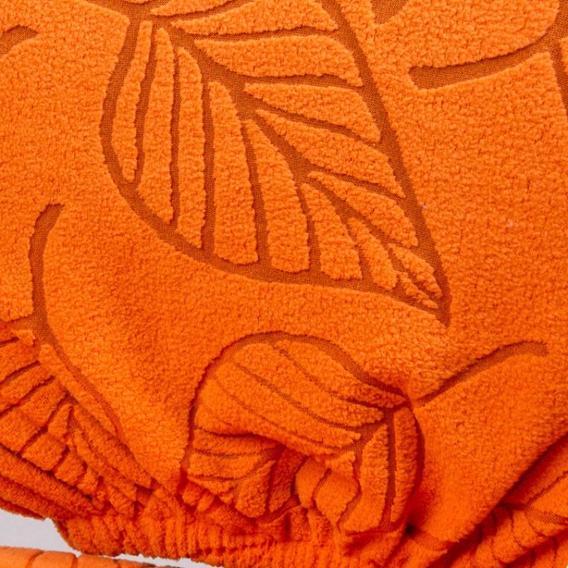 Leaf Print Elastic Household Office Chair Cover Computer Chair Covers Thicken Seat Dust Dirt Protection Cover Rotating Seat Protective Covers