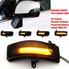 2pcs Led Dynamic Turn Signal Light Sequential Side Mirror Reflector Yellow Light Compatible For