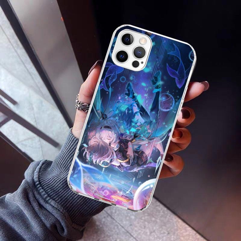 Honkai Star Rail Firefly Phone Case For iPhone 17 Air 11 13 Mini 14 15 Plus 16 12 Pro Max 16E SE 7 8 Pattern Soft TPU Back Cover