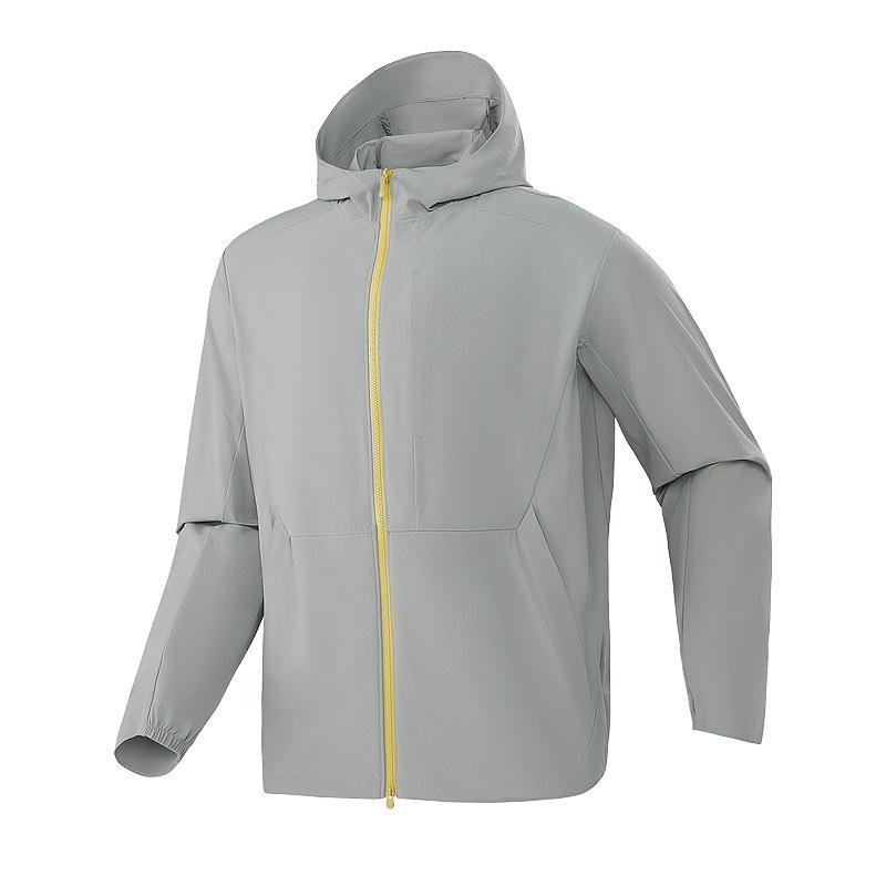 

Sunscreen clothing for men and women spring and summer sports light and breathable jacket outdoor travel fishing sunscreen clothing 3XL
