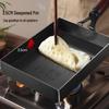 Qingyu Wrought Iron Frying Pan with Wooden Handle