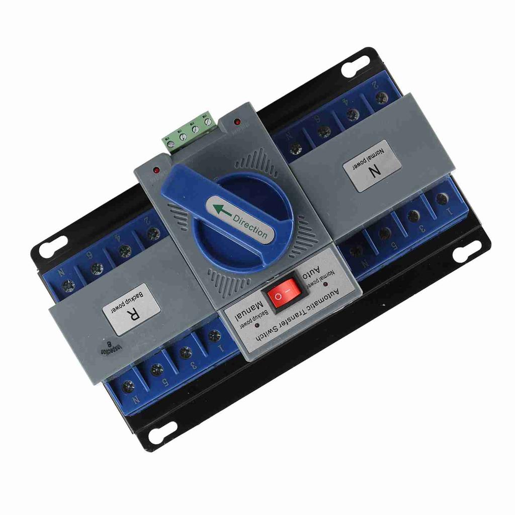 1pcs Mini 63A 4P Dual Power Automatic Transfer Switch