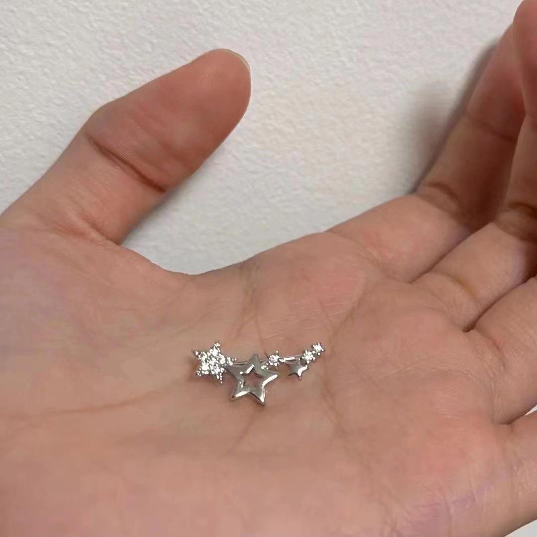 

Серьги Zoozmini Cold Style Star Zircon - элитный нишевый дизайн для женщин geometric star