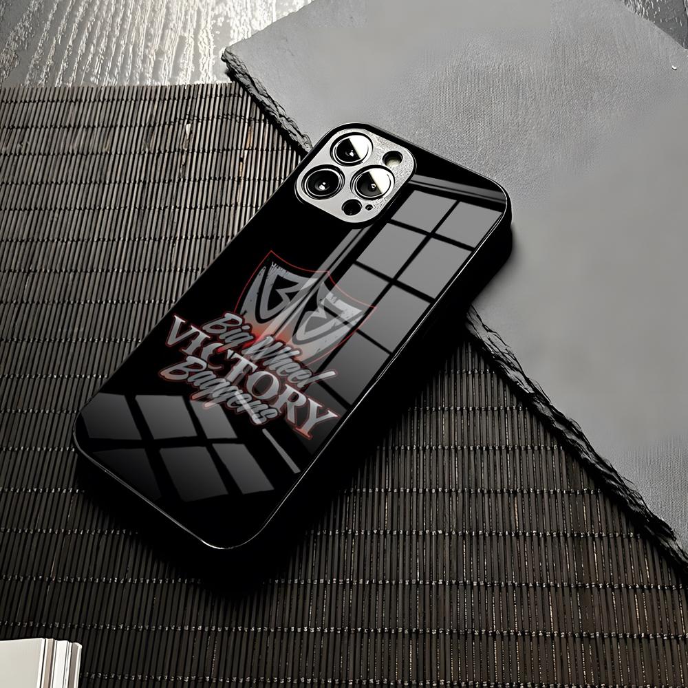 VICTORY MOTORCYCLES USA Phone Case For Iphone Lady 16 15 13 12 14 11 Pro Max Mini X Xr Xs 8 7 Puls 6 Glass Funda Cover