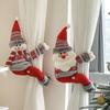 Santa Claus Christmas Atmosphere Chandelier Decoration Cute Santa Claus Curtain Buckle Christmas Pendant Gift Decoration