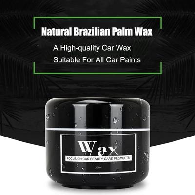 Cire de Carnauba Brésilienne Naturelle Peinture Beauté Polish et Anti-taches Anti-rayures Cire de Voiture Revêtement Cire de Voiture Solide 200ml