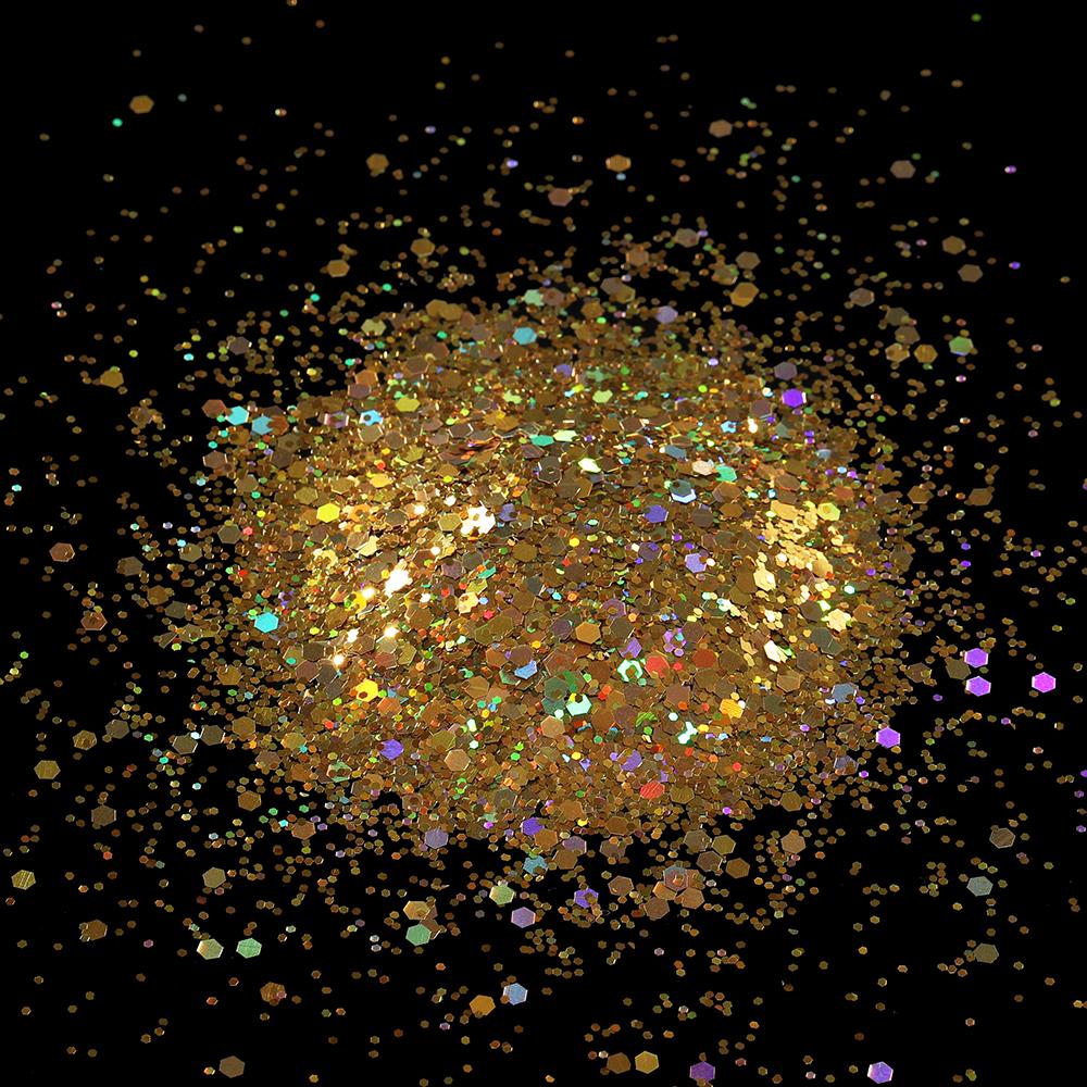 

10g/Bag Holographic Hexagon Chunky Epoxy Resin Filler Laser Sparkly Sequins for DIY Epoxy Resin Nail Art Fillings Jewelry Making