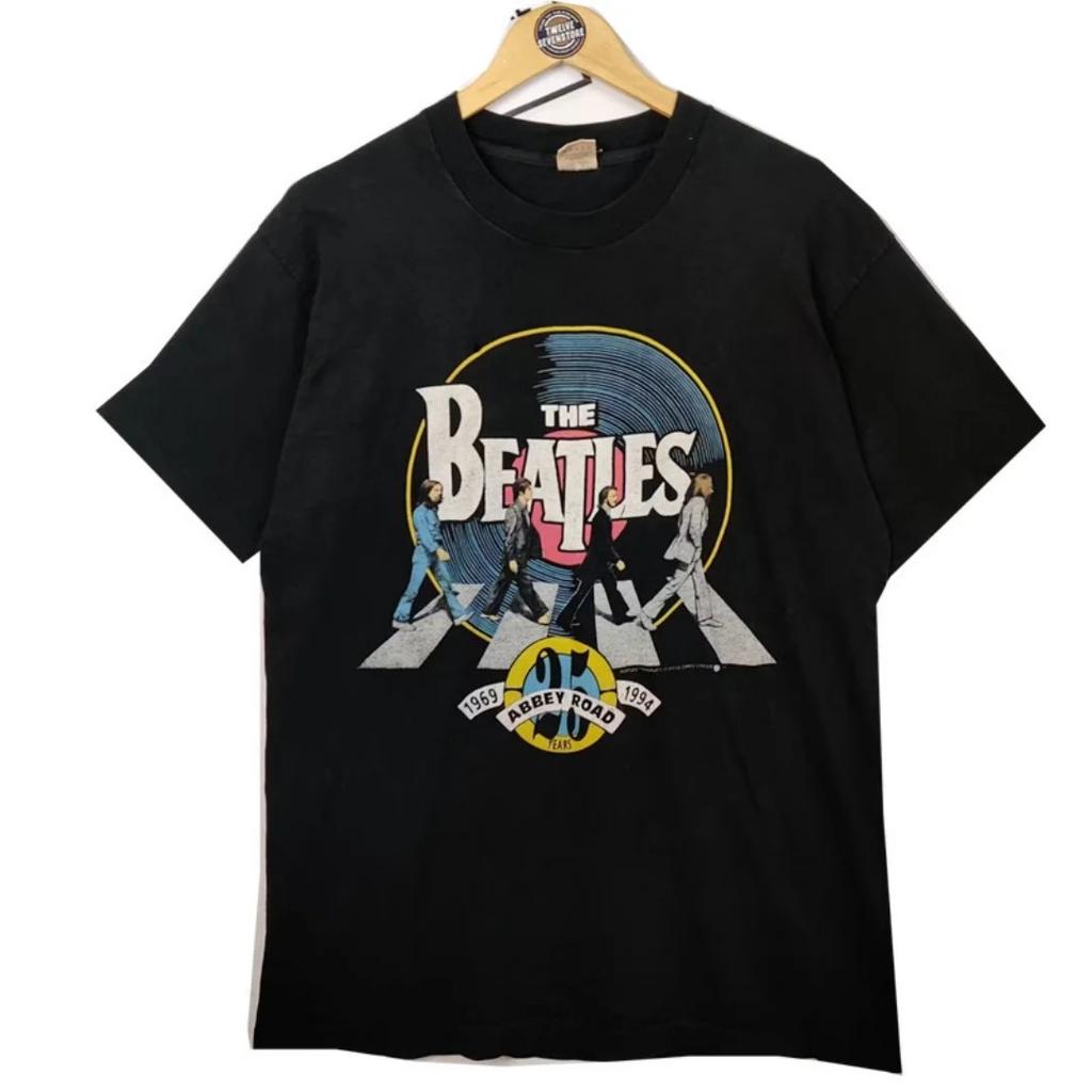 2026 The Beatles Vintage Rock Amerikanisches Retro T-Shirt Frühjahrsmode Sport Baumwolle Unisex T-Shirt Kleidung Tee Y2k Frau
