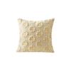 Sonnenblumen-Stickerei Kissenbezug Plüsch Jacquard Kissenhülle Quadratisch Dekorative Zierkissenbezug für Sofa Bett Auto