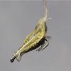 10Pcs Luminous Creative Soft Sea Fishing Prawn Lure Shrimp Fake Bait Hook Worm Silicone