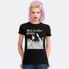 Hell Is Other People Jean Paul Sartre Printed Tshirt Unisexs and Womens Philosophy Top SpringSummer Pure Cotton Short Sleeve