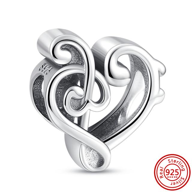 Νέα 925 Silver Heart ψηλοτάκουνα Animal Pavé Beads Fit Charm βραχιόλι Γυναικεία μόδα κοσμήματα