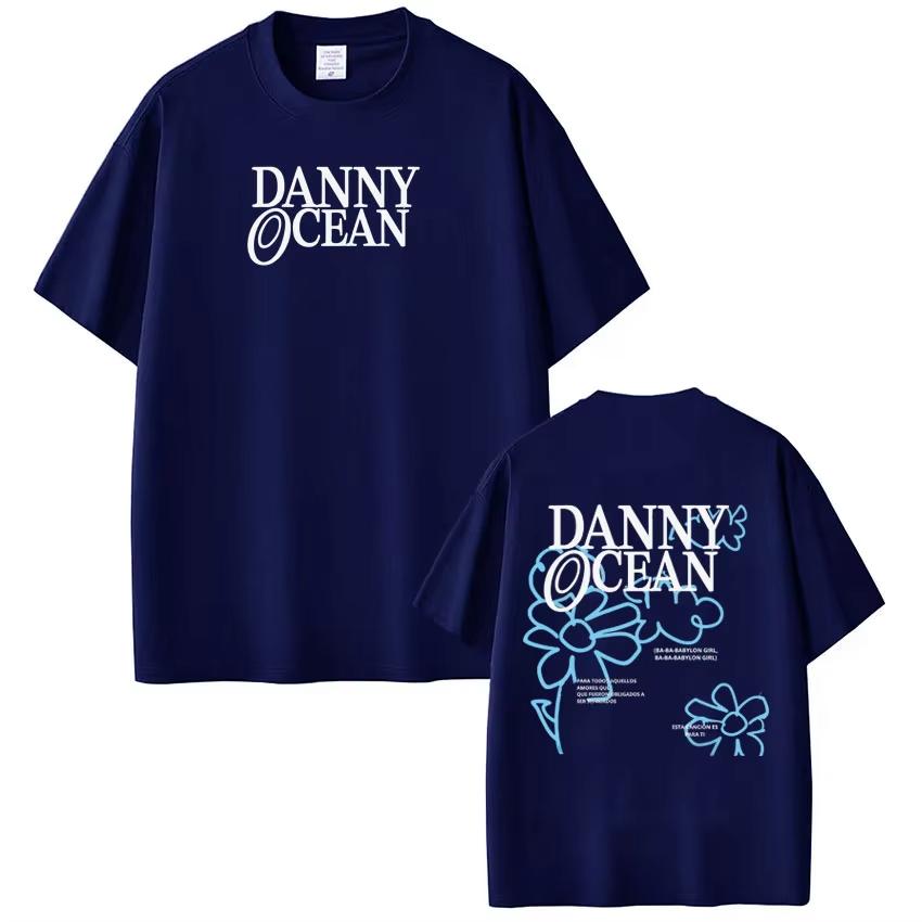 Rapper Danny Ocean 2026 Fashion Print Tee Men Women Aesthetic Trendy TShirt pure Cotton Casual Tshirt Springsummer Streetwear