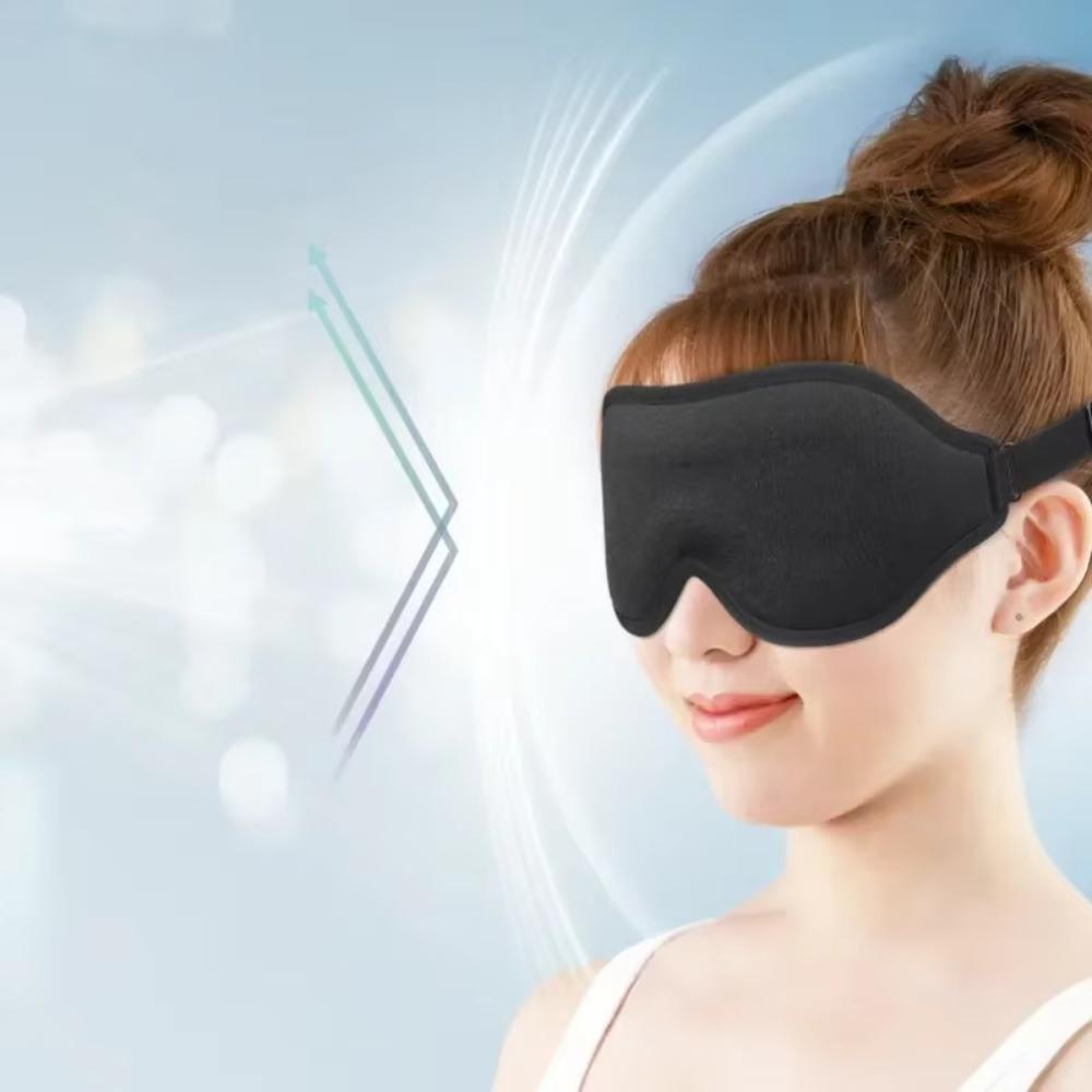 Adjustable 3D Sleep Mask Soft Sleeping Aid Eye Mask Universal Sleeping Eyeshade  Travel