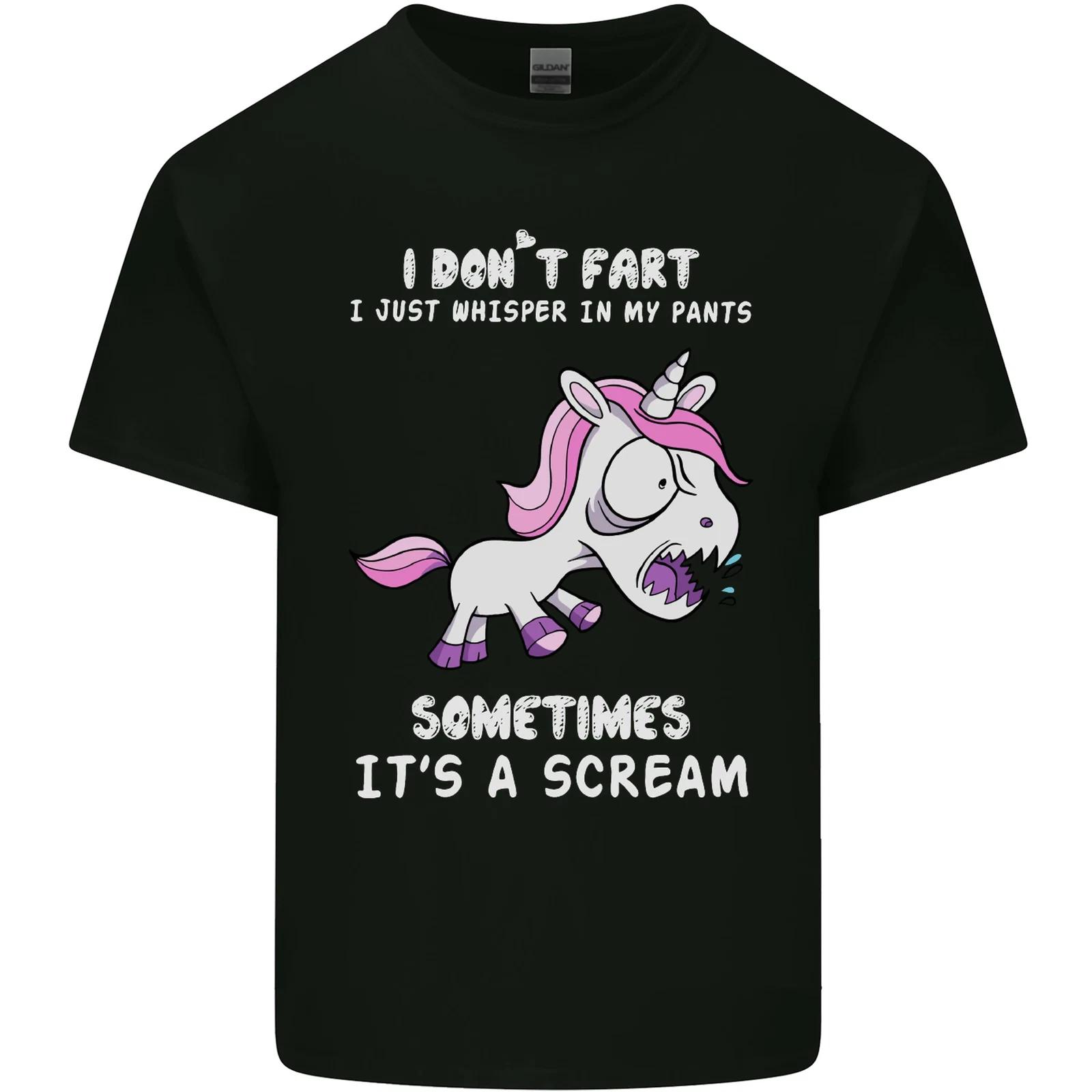 Unicorn I Dont Fart Funny Farting Farter Kids T-Shirt Childrens M
