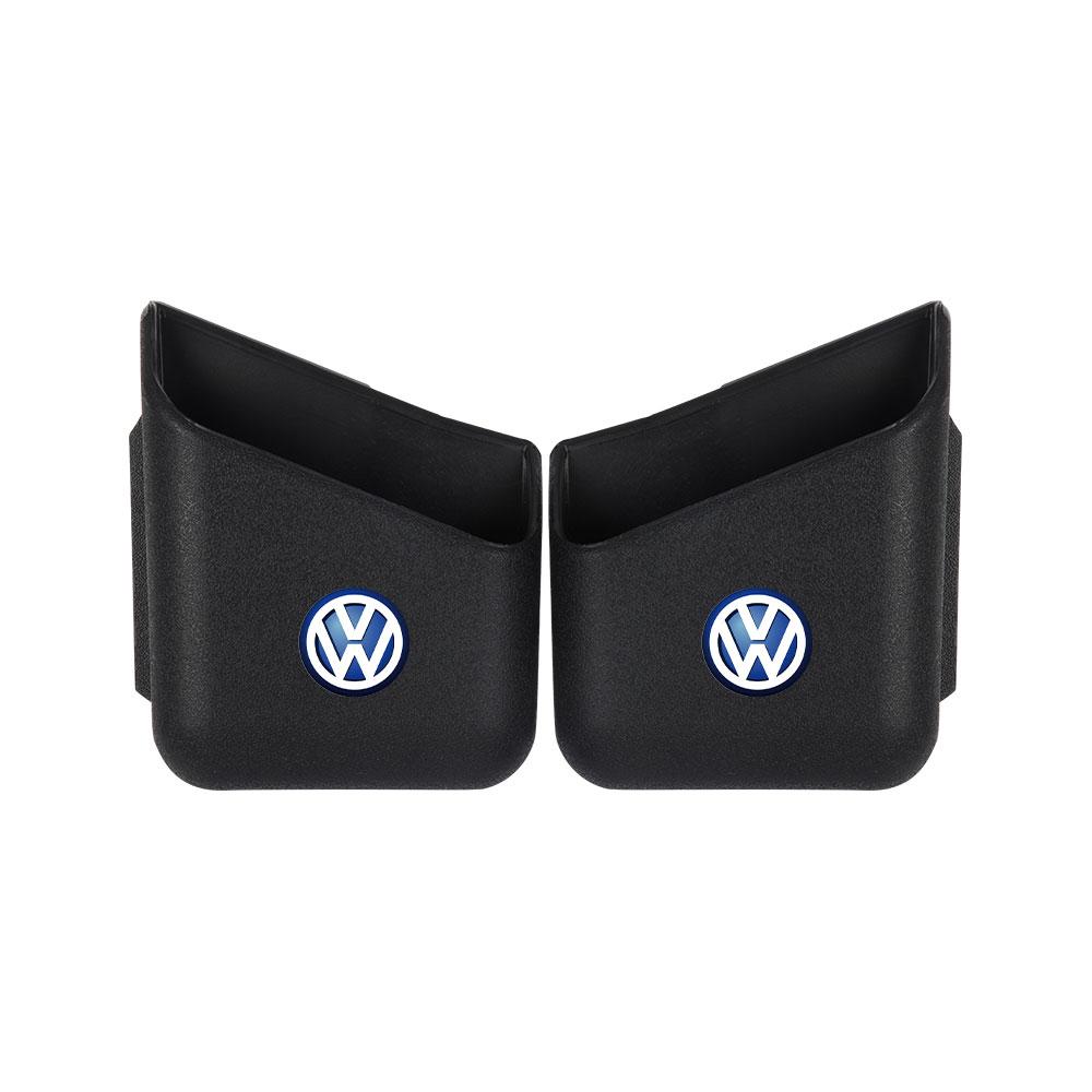 T301/2pcs Plastic Car Organizer Auto Truck Pillar Storage Box Valve Cap for Volkswagen Rline Jetta Golf 6 7 Beetle GTD R32 MK4 Bora