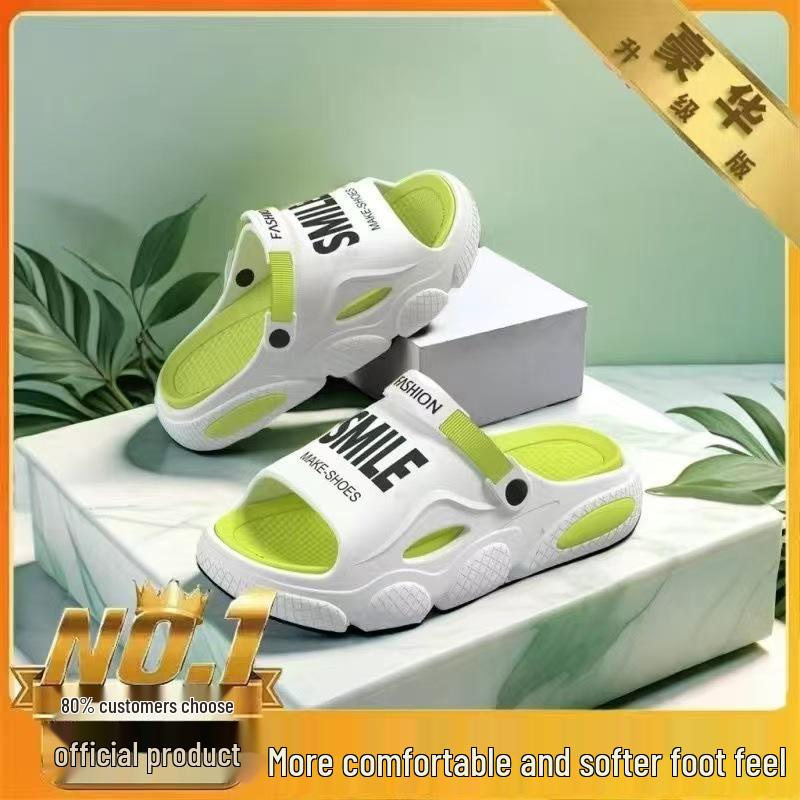 Men's Summer Non-Slip Dual-Use Sandals for Outdoor, Beach, and Driving Use