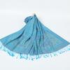 New retro shawl with women's travel vacation photo scarf warm scarf cape fringe
