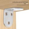 Thickened Stainless Steel 90° Right Angle L-Shaped Corner Bracket Shelf Support