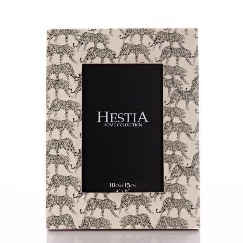 Hestia Resin Jaguar Photo Frame 4 x 6