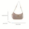 Vintage Style Handbag Crossbody Bag, Adjustable Strap Women Messenger Shoulder Bag, Sophisticated Accessory Tote Bag Party Purse