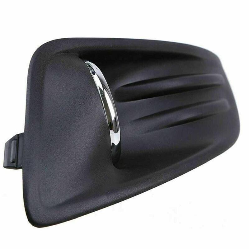 Front Bumper Fog Light Lamp Cover Grille Replacement Lamp Frame Compatible For Ford Fiesta 2013-2016